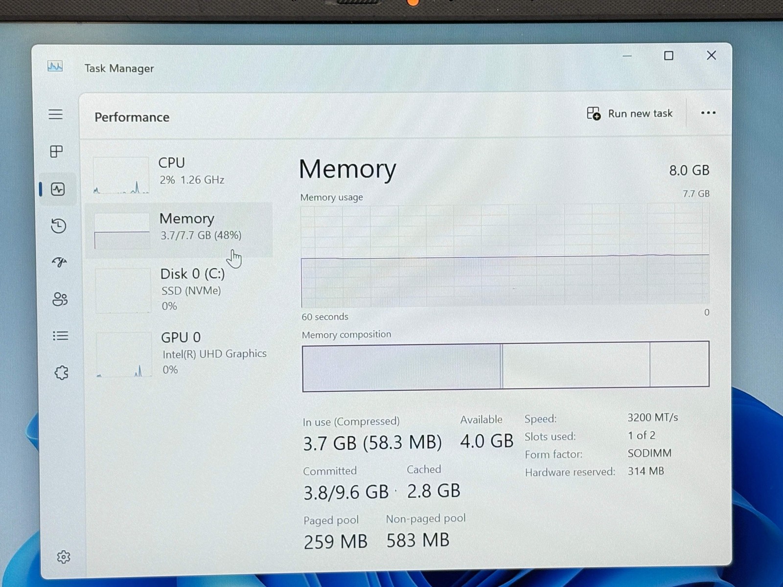 ASUS Vivobook 14 X1404Z 14″ Core i3-1215U 8GB RAM 128GB SSD Used
