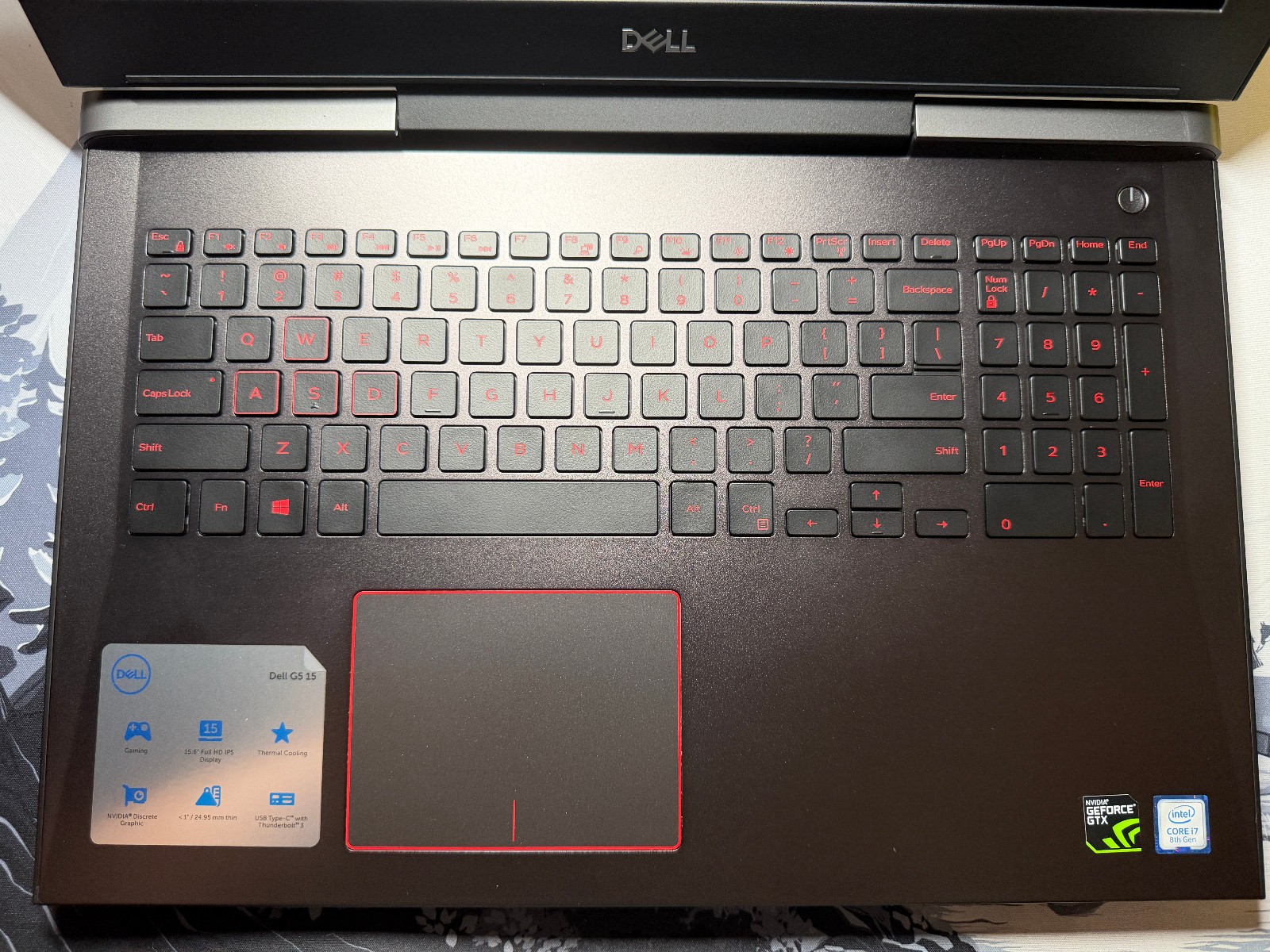 Dell G5 5587 15.6″ Intel Core i7-8750H 32GB RAM 256GB+1TB HD GeForce GTX 1050 Ti