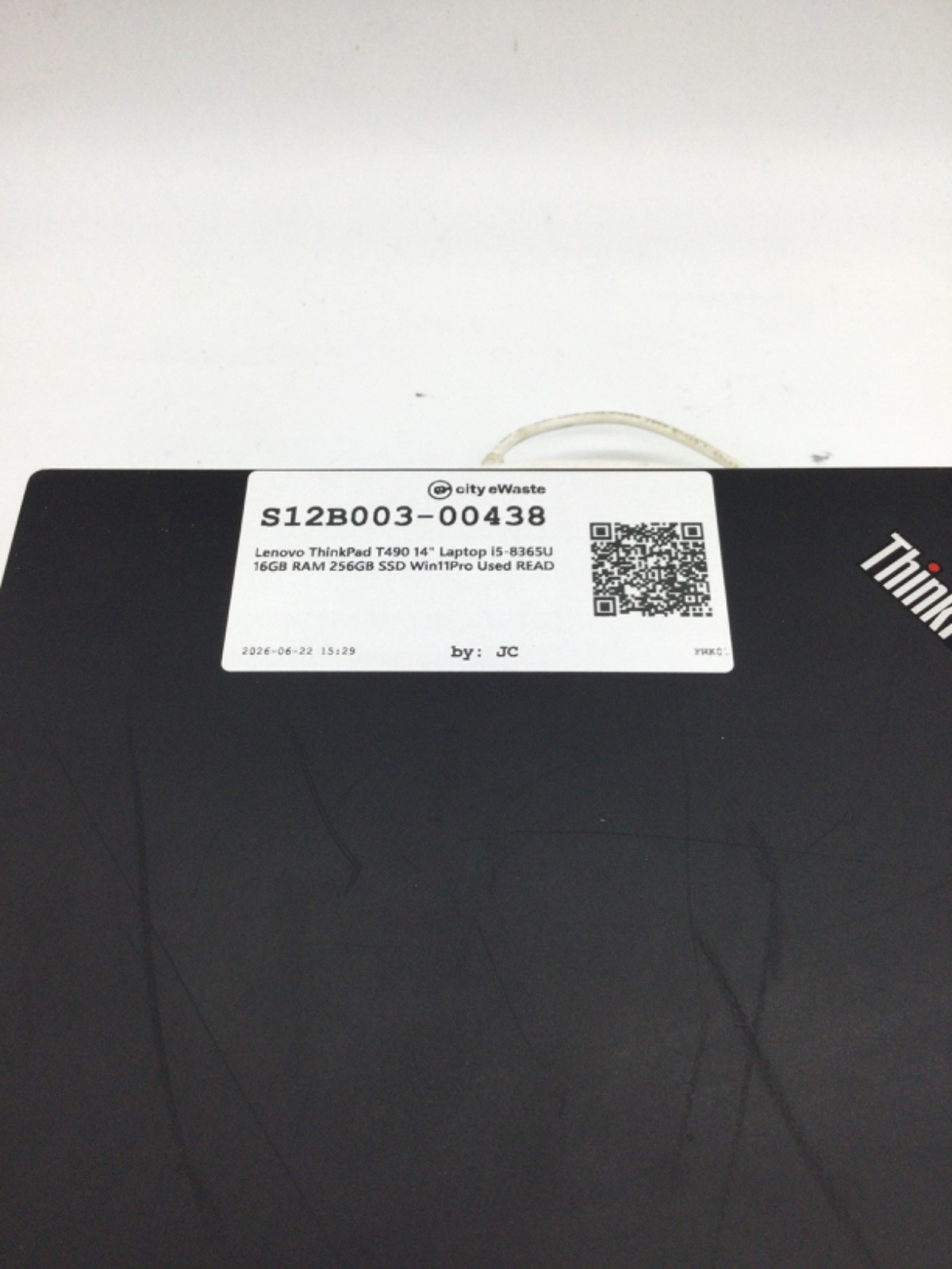 Lenovo ThinkPad T490 14″ Laptop i5-8365U 16GB RAM 256GB SSD Win11Pro Used READ