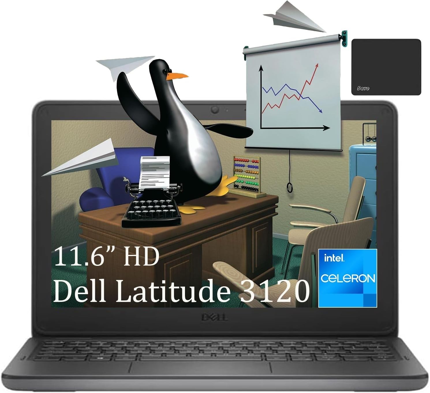 Dell Latitude 3120 Intel Pentium Silver (bag and sleeve INCLUDED)