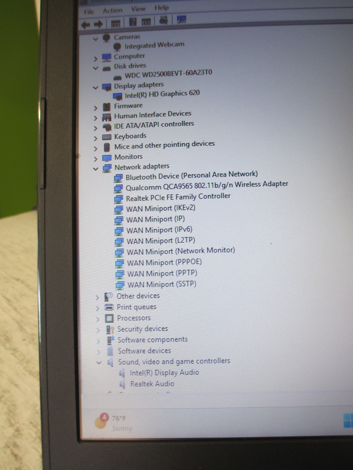 Dell Inspiron 15 3567 15.6″ i3-7130U 2.7GHz 8GB/250GB Webcam Laptop Windows 11