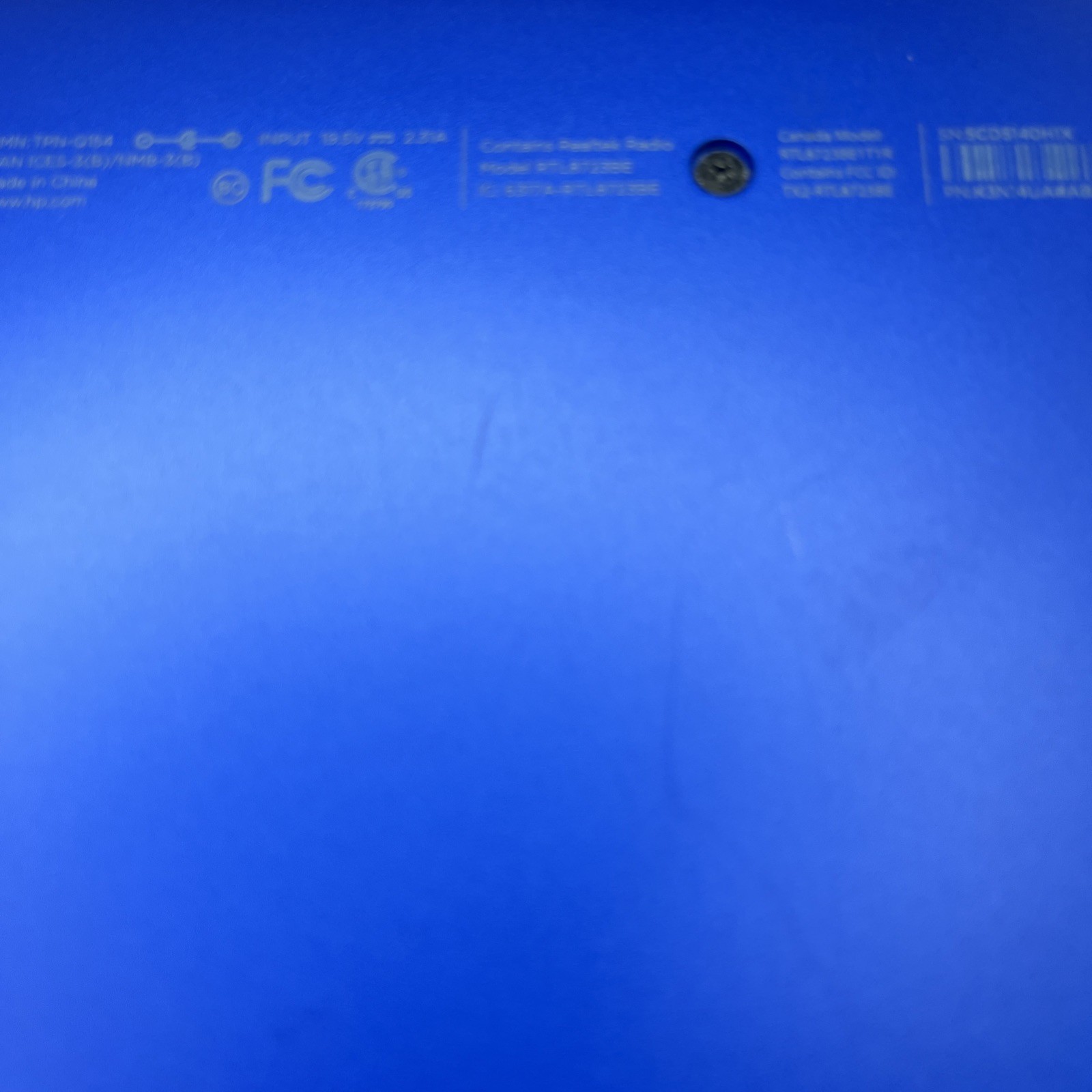 2 HP Laptops, Untested/no Cords. C COMPAQ 6910p @ HP RTL8723BE1T1R. #1523
