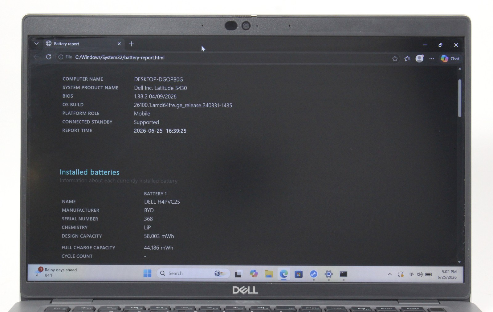 Dell Latitude 5430 14″ 4.2GHz i7-1255U 512GB SSD 16GB RAM Win 11 Pro ; 6184128