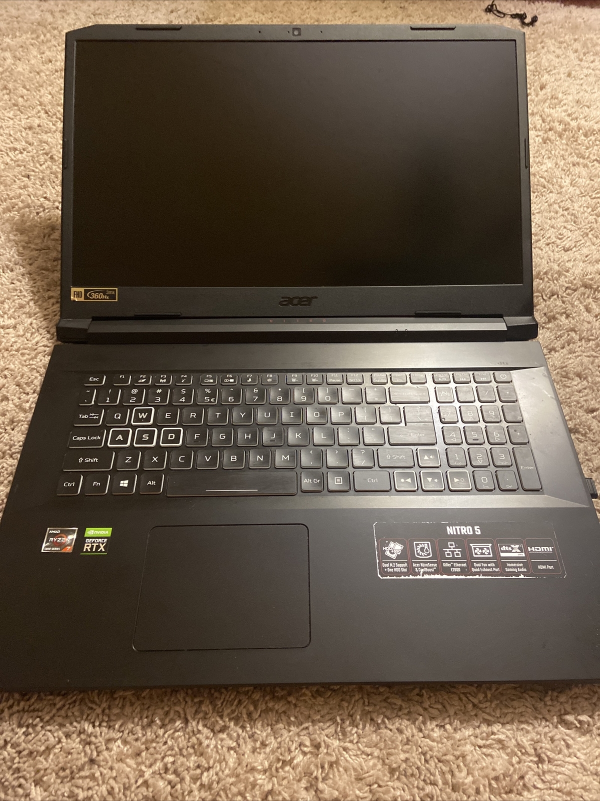 Acer Nitro 5 High End Gaming Laptop