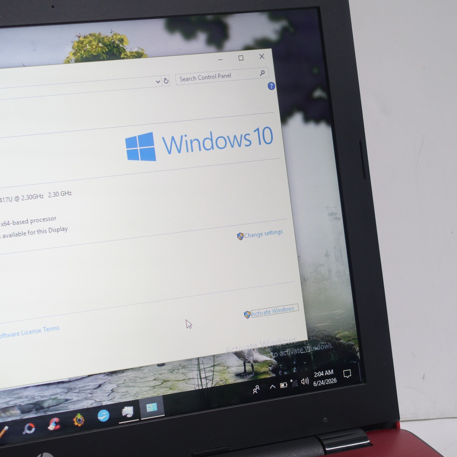 HP 15-bs134wm Pavilion 15.6 HD Pentium Gold 8GB 120 SSD Scarlet Red Laptop