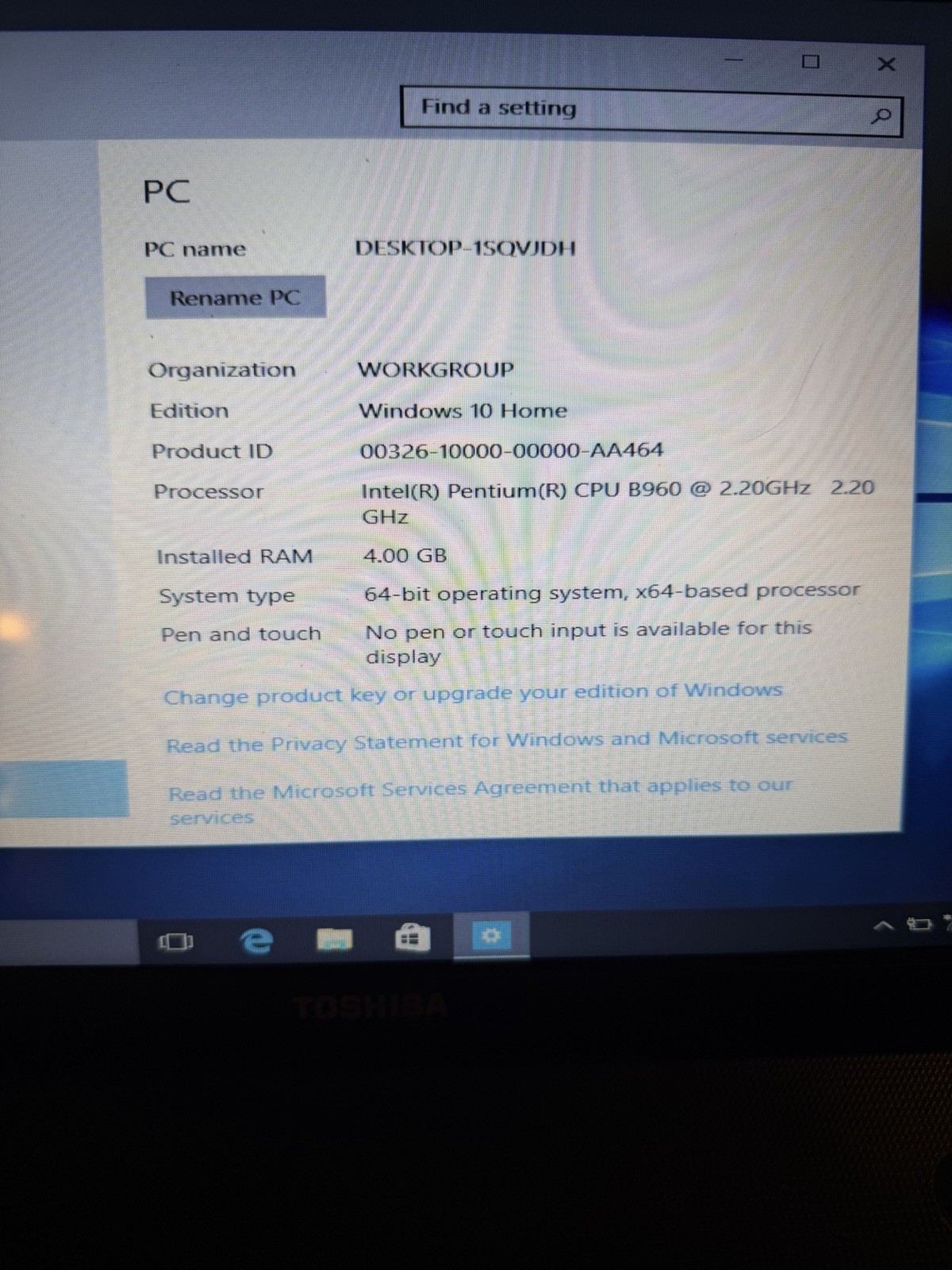 Toshiba Satellite C655-S5540 – 15.6in 600GB HDD 4GB RAM Windows 10 Laptop *READ*