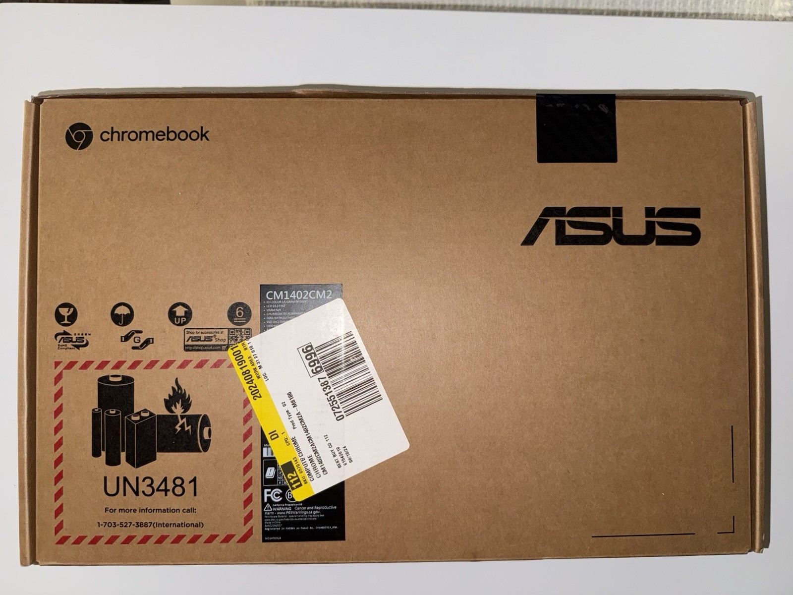 ASUS CM1402CM2A-M8186 14″ FHD Chromebook | MediaTek 520 | 4GB | 64GB eMMC | NEW