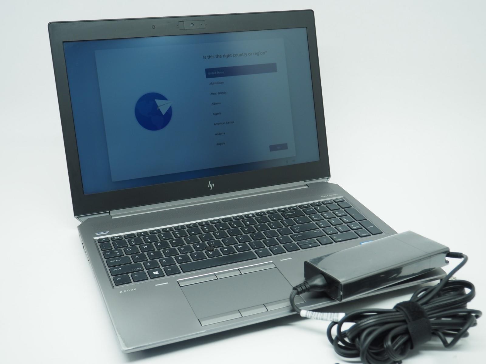 HP ZBOOK 15 G5 15.5″ Intel Core i7-8850H 2.60GHz 32GB RAM 512GB NVMe Grade C