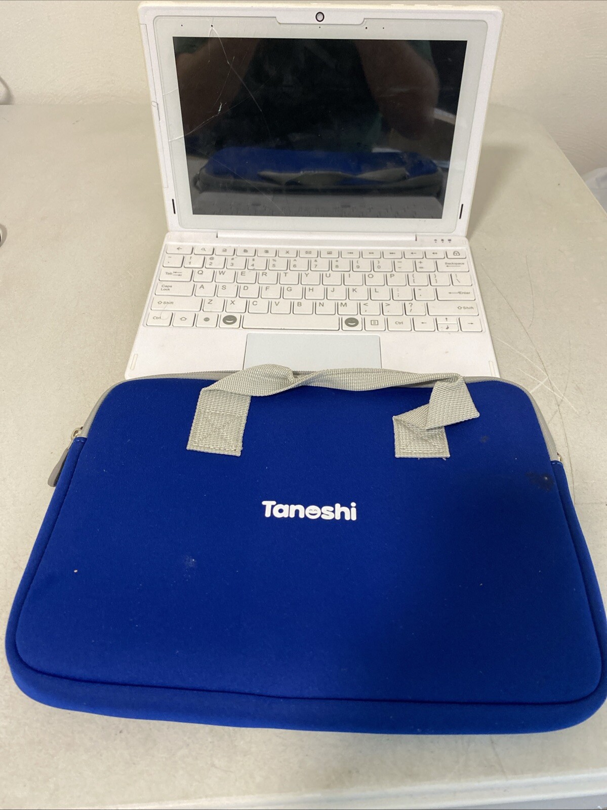 TANOSHI 2 IN 1 KIDS LAPTOP/TABLET COMPUTER W/ PARENTAL CONTROLS BLUE AS IS
