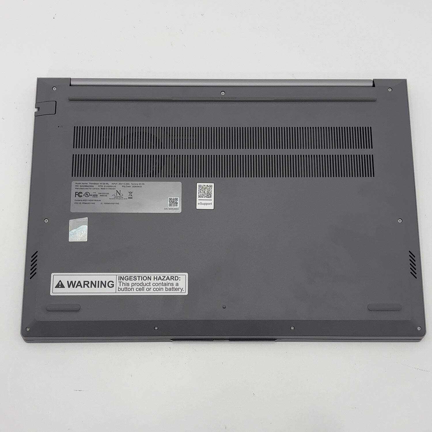 Lenovo ThinkBook 16 Gen 9 21US 16″ Core 7 240H 2.5GHz 16GB RAM 512GB SSD