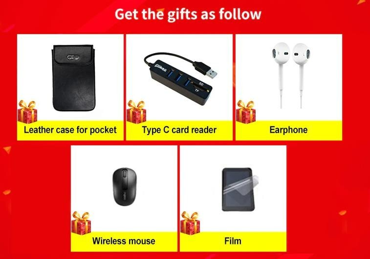 [DHL Express] GPD Micro PC 256GB Exclusive case, protective and many frees gifts