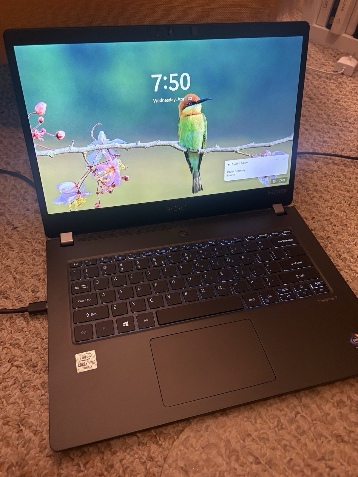 Acer TravelMate P6 TMP614 14″ (512GB SSD, Intel Core i7 10th Gen., 4.90 GHz,…
