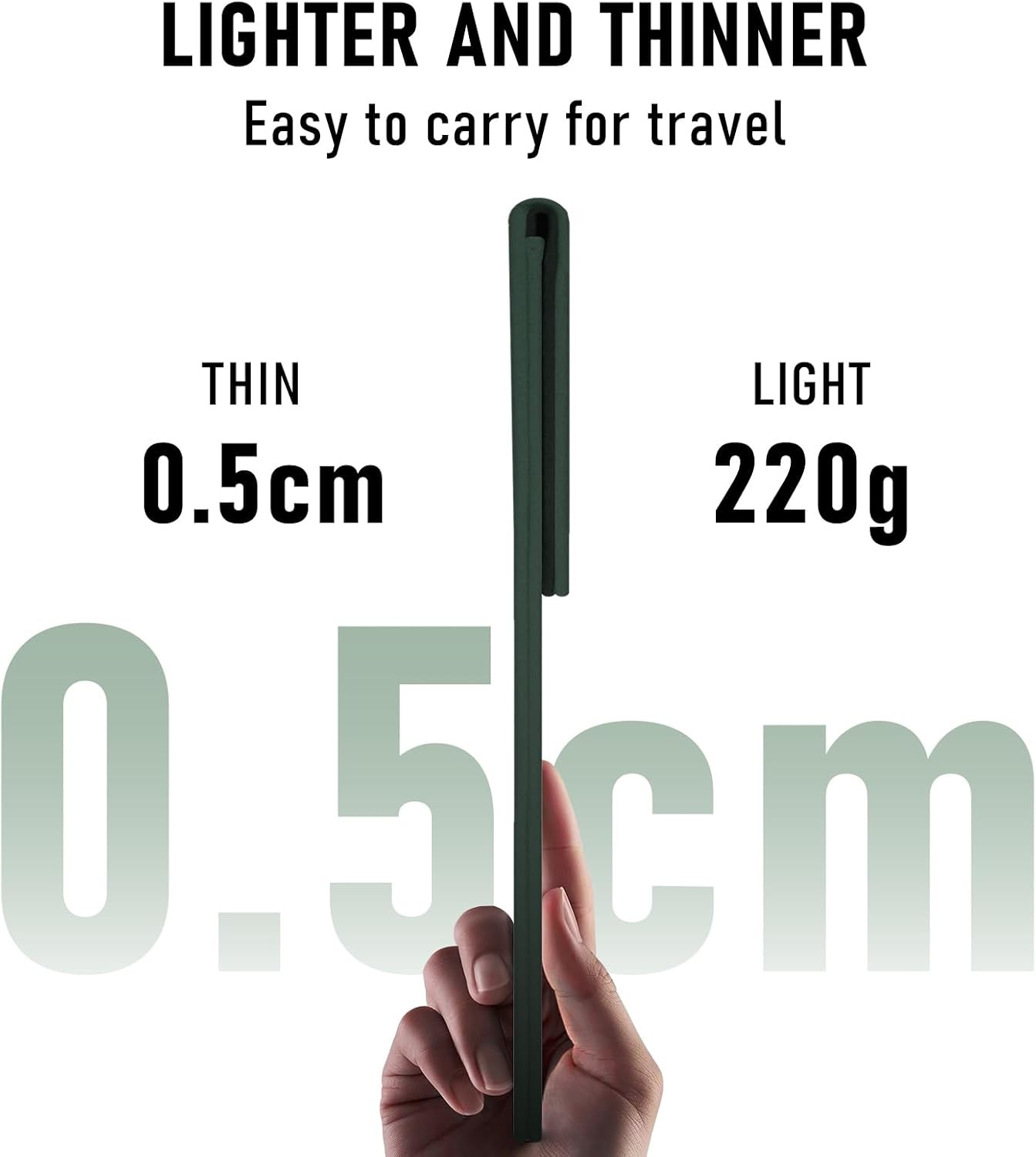 13″ Dark Green Laptop Sleeve for MacBook Air 13, Pro 13, Neo A3404, Waterproof C