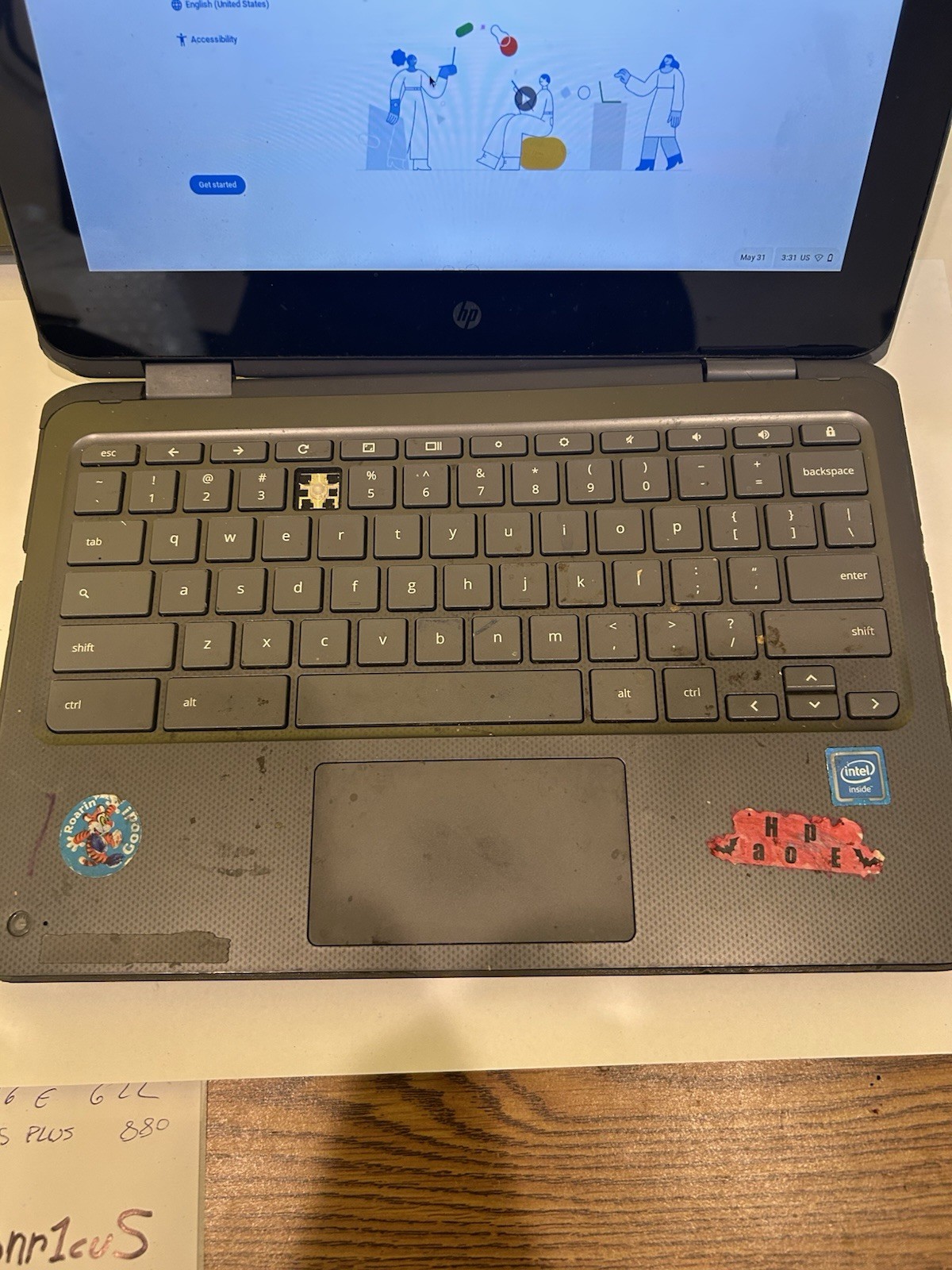 Lot of 3 HP Chromebook x360 11 G1 EE 4GB 32GB For Parts Repair