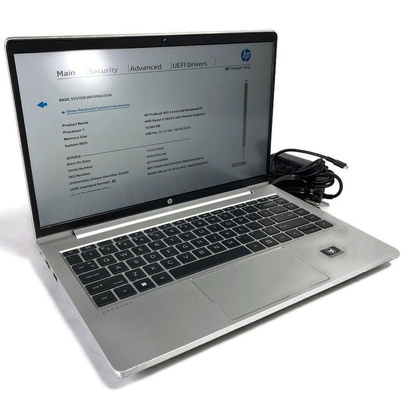 HP ProBook 445 G9 14″ Laptop Ryzen 5 5625U 2.3GHz 16GB 512GB NVMe SSD – Win11