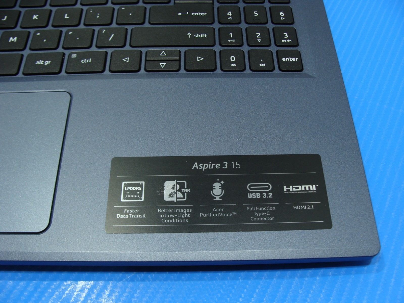 Acer Aspire A315-24PT 15.6″FHD TOUCH AMD Ryzen 5 7520U 2.8Gh 8GB 512GB W11H +PA