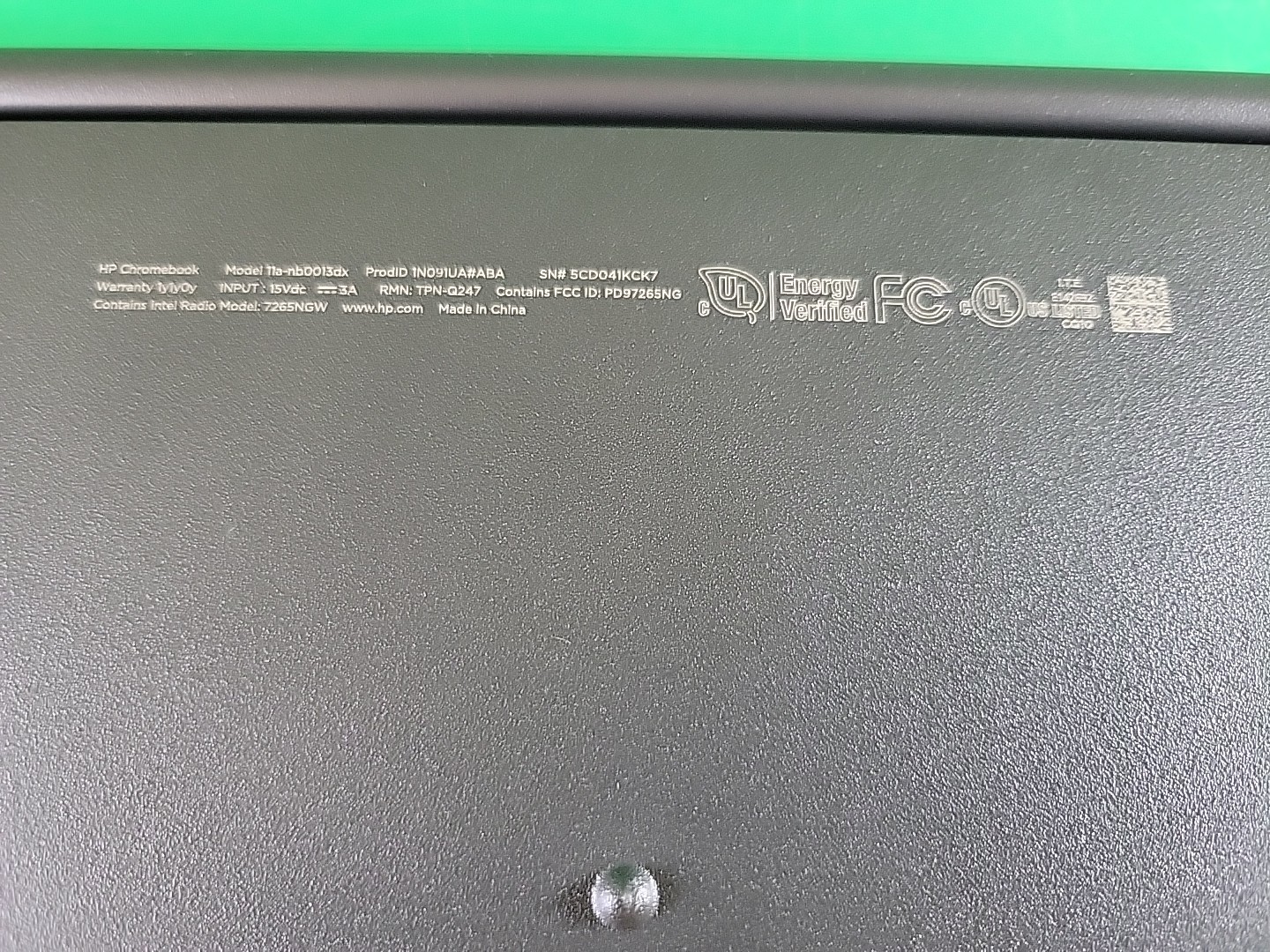 HP Chromebook 11a-nb0013dx 1N091UA#ABA PARTS ONLY