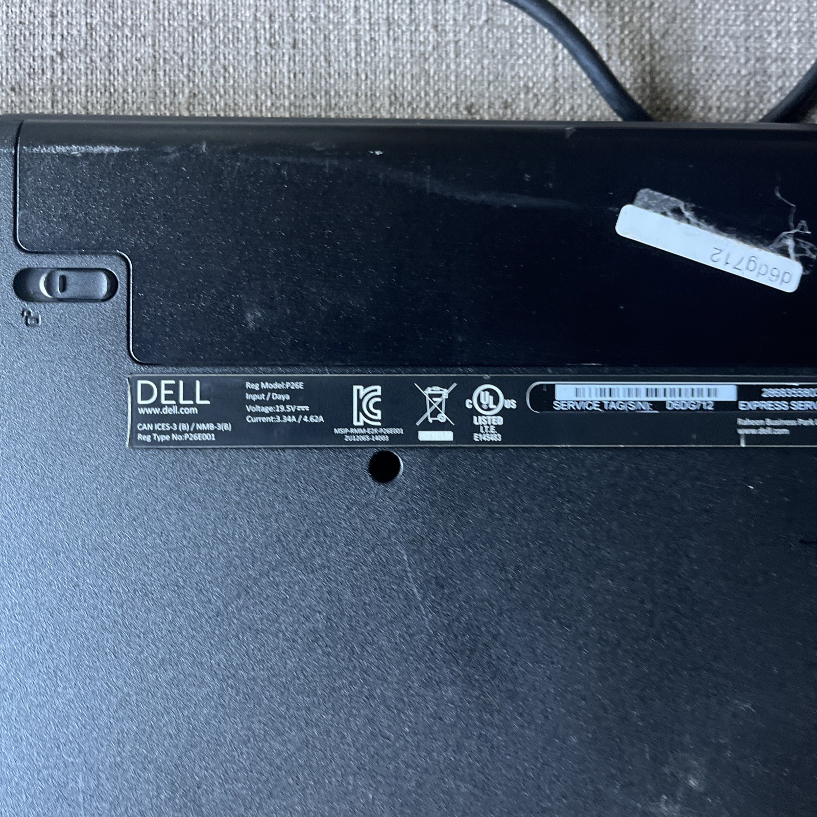 Dell P26e Laptop 17’ Intel(R) Corel(TM) i5-4210U CPU 1.70GHz 8.GB 1TB (READ)