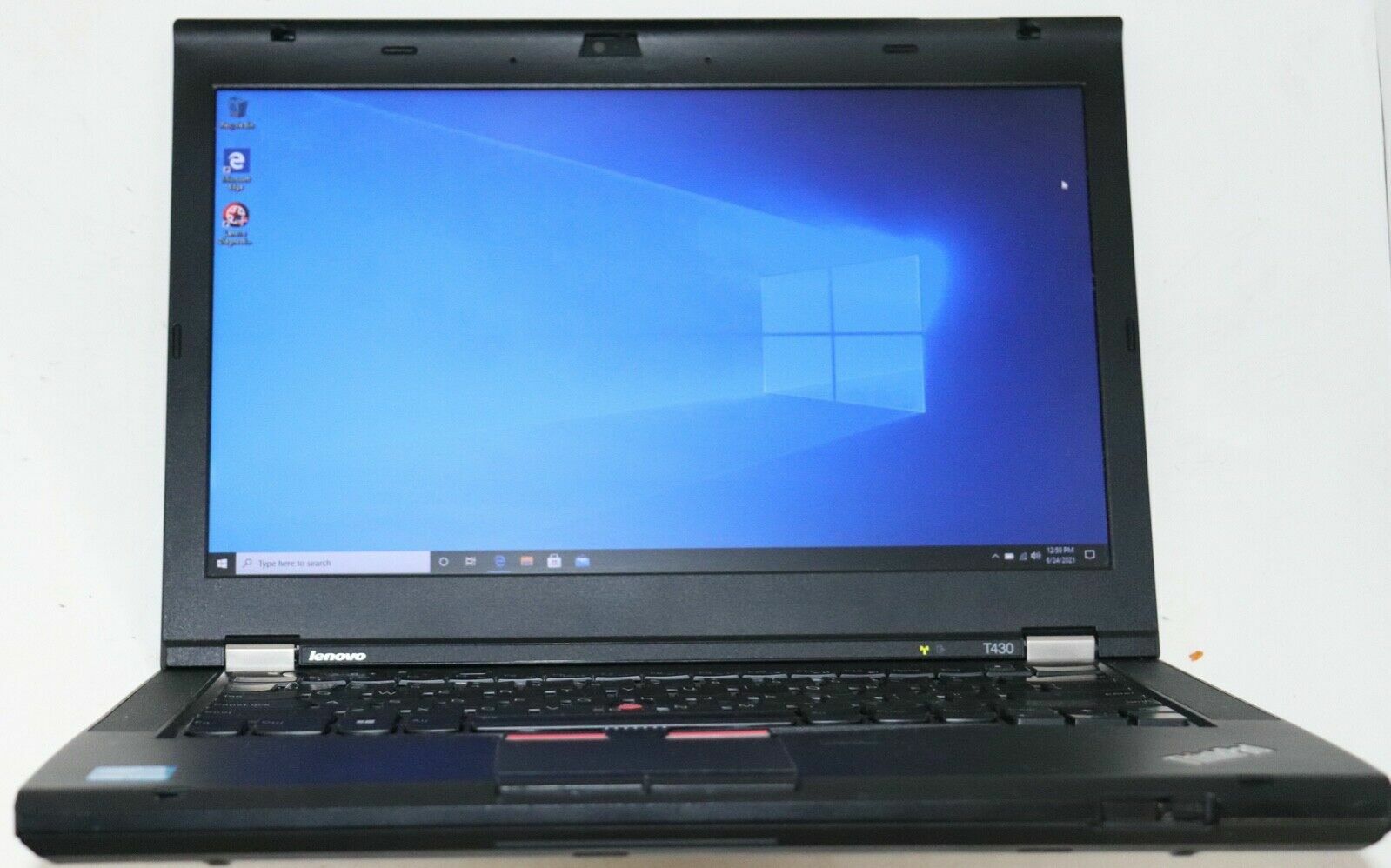 Thinkpad T430 i5-3360M 8GB 240GB SSD WebCam 1600×900 NVS 5400M Win10 Office 2019