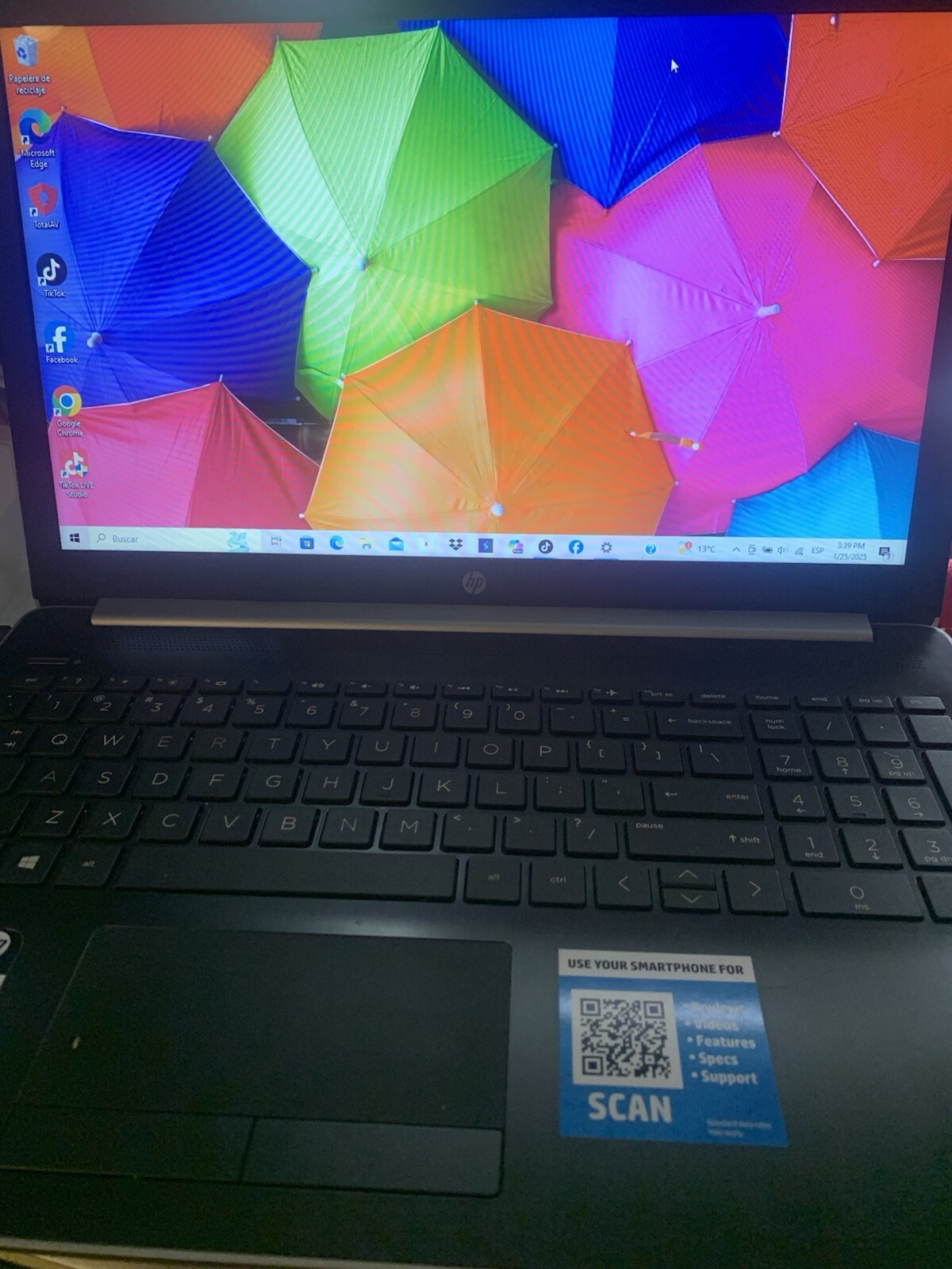 Laptop With TikTok And TikTok Studio On It