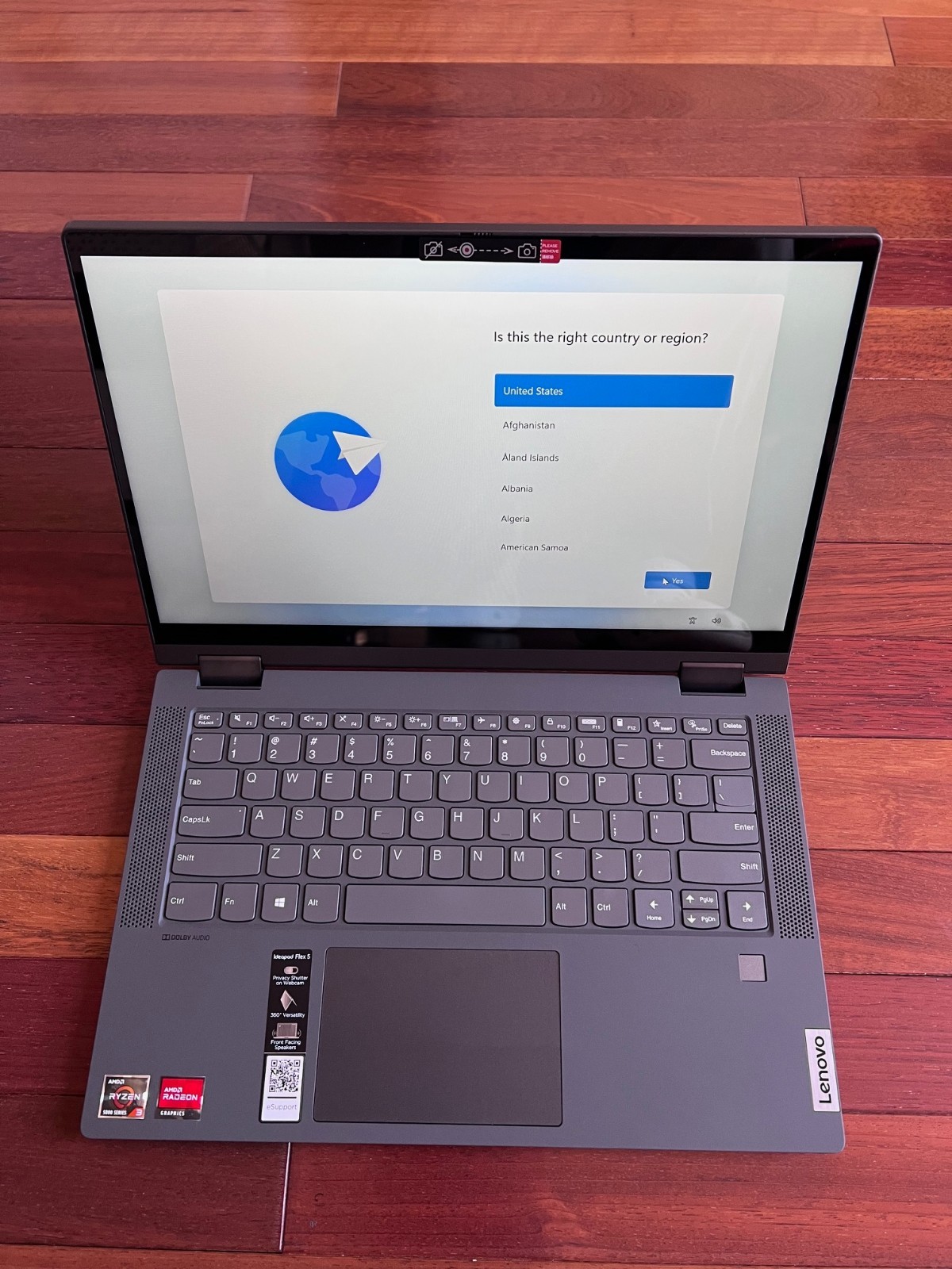 Lenovo Ideapad Flex 5i 14″ FHD Touch Ryzen 3 5300U 4GB RAM 512GB SSD Win11H Grey