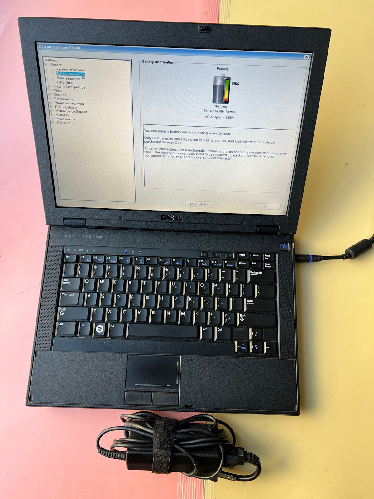 Dell Latitude E5400 14″ Intel Core 2 Duo 2.00GHz 4GB RAM 160GB HDD Phone port