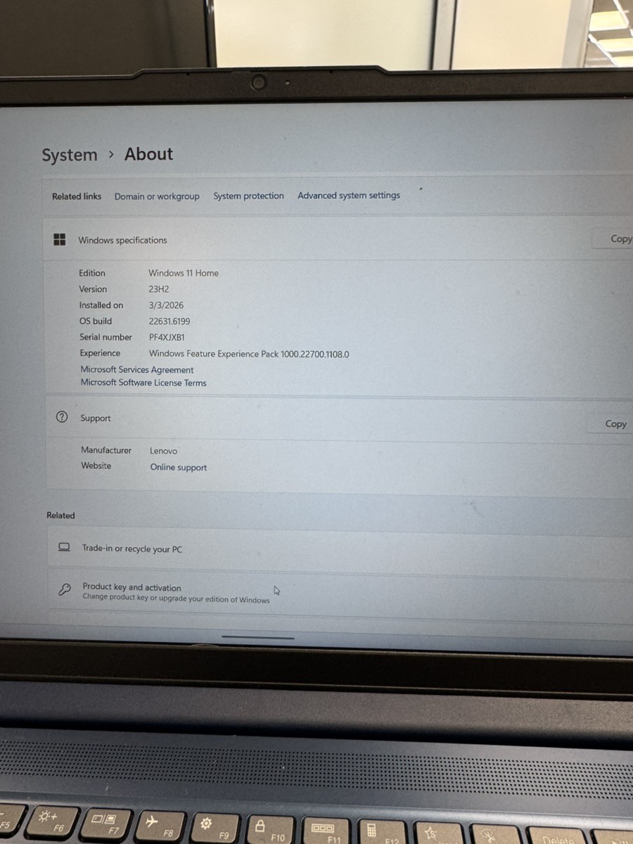 LENOVO IDEAPAD 3 15ABR8 (B04039078)