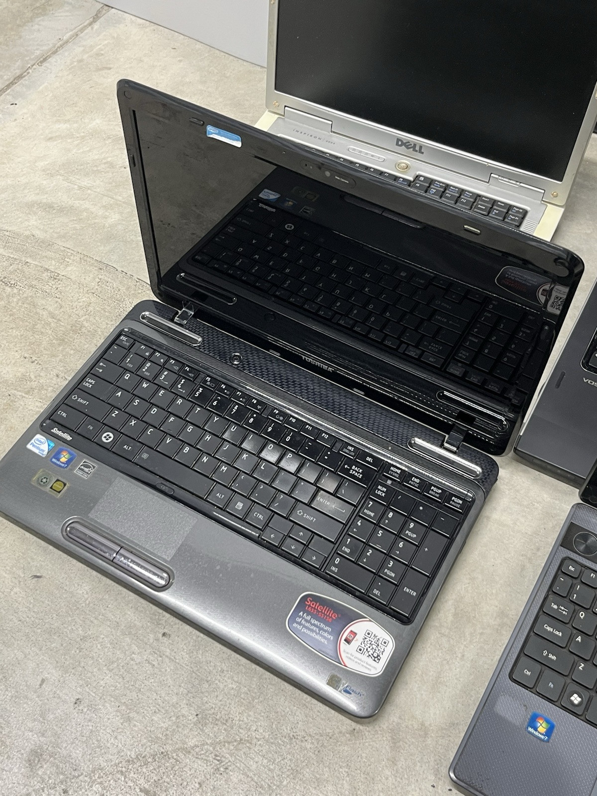 Lot of 5 Mixed Brand Laptops | HP, Dell, Toshiba, Acer | Read Description