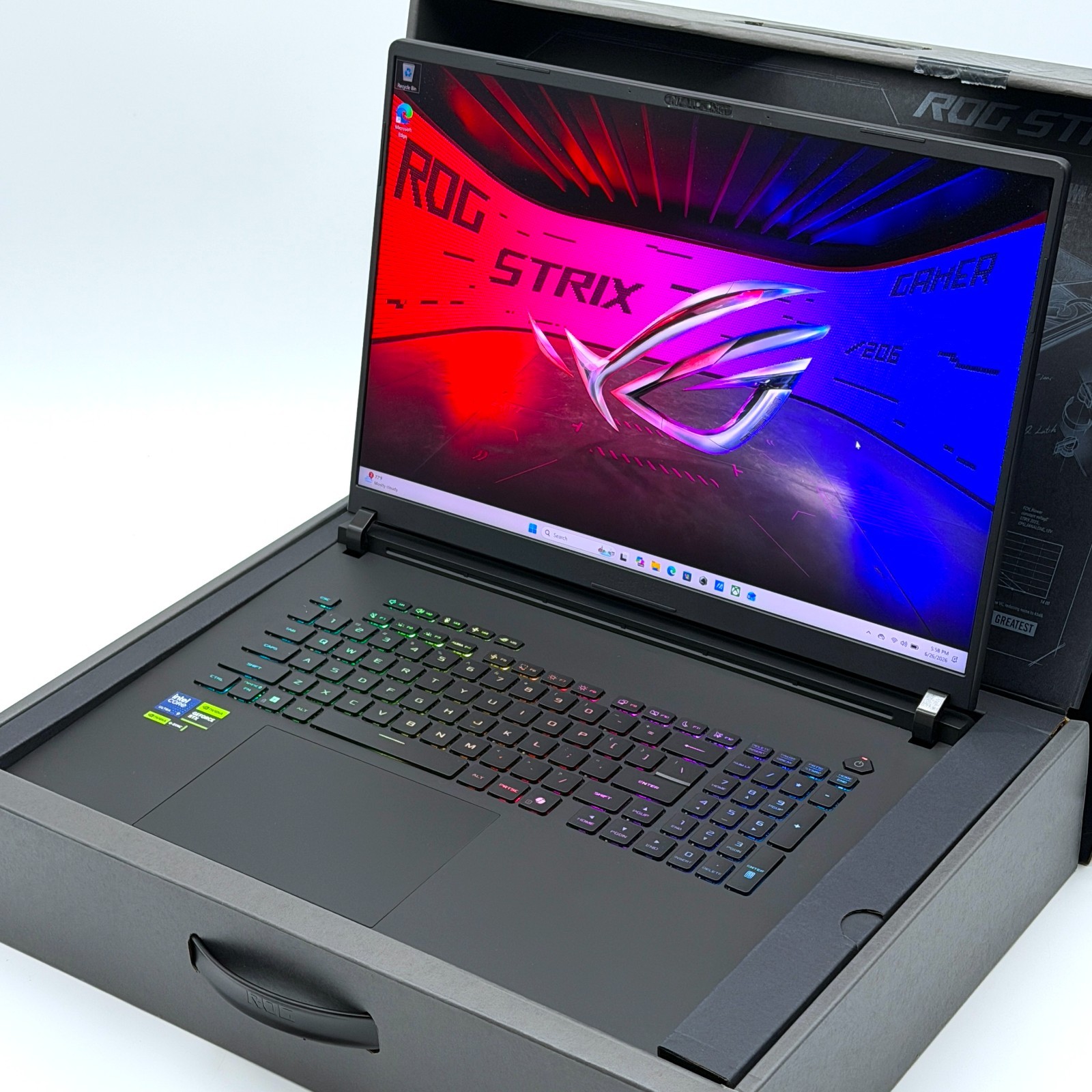 Asus ROG Strix SCAR 18 Gaming Laptop 18″ 2.5K Ultra 9 64GB RAM 2TB RTX 5090 24GB