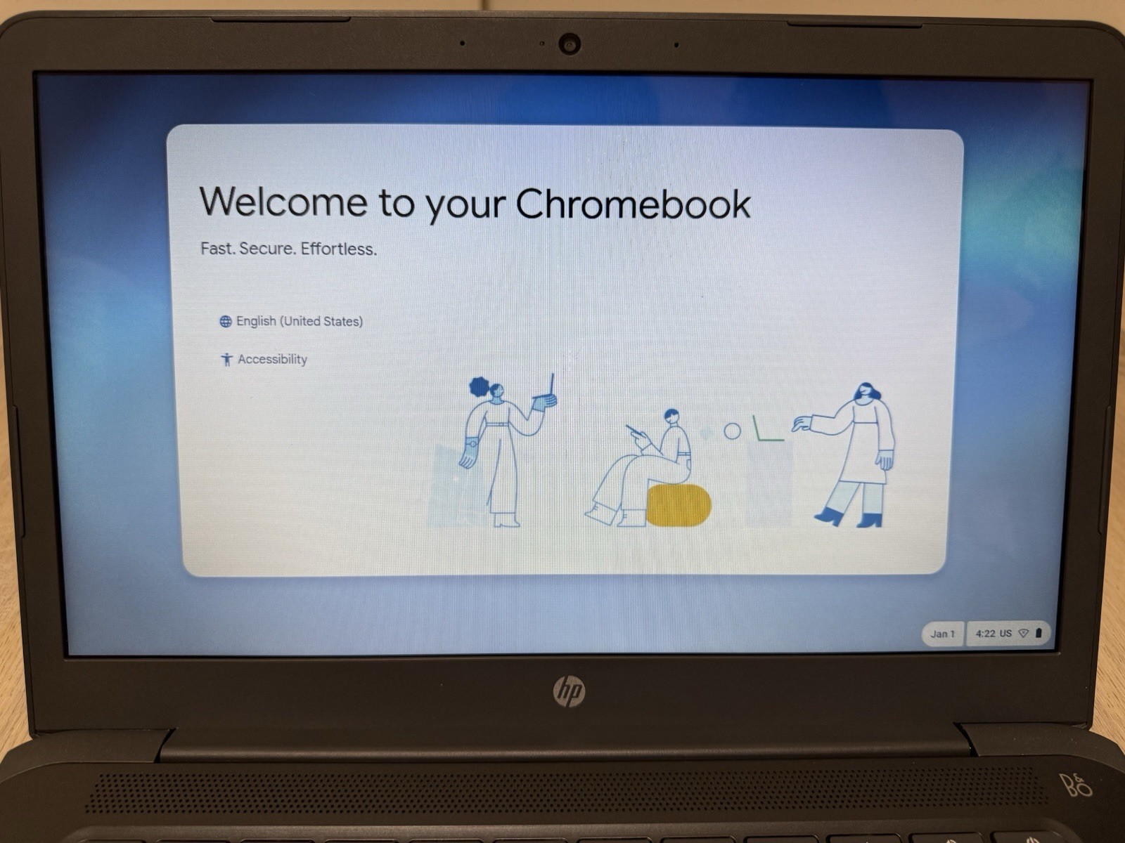 HP Touch Screen Chromebook 14-ca061dx 14″ Intel N3450 1.1GHz 4GB RAM 32GB SSD