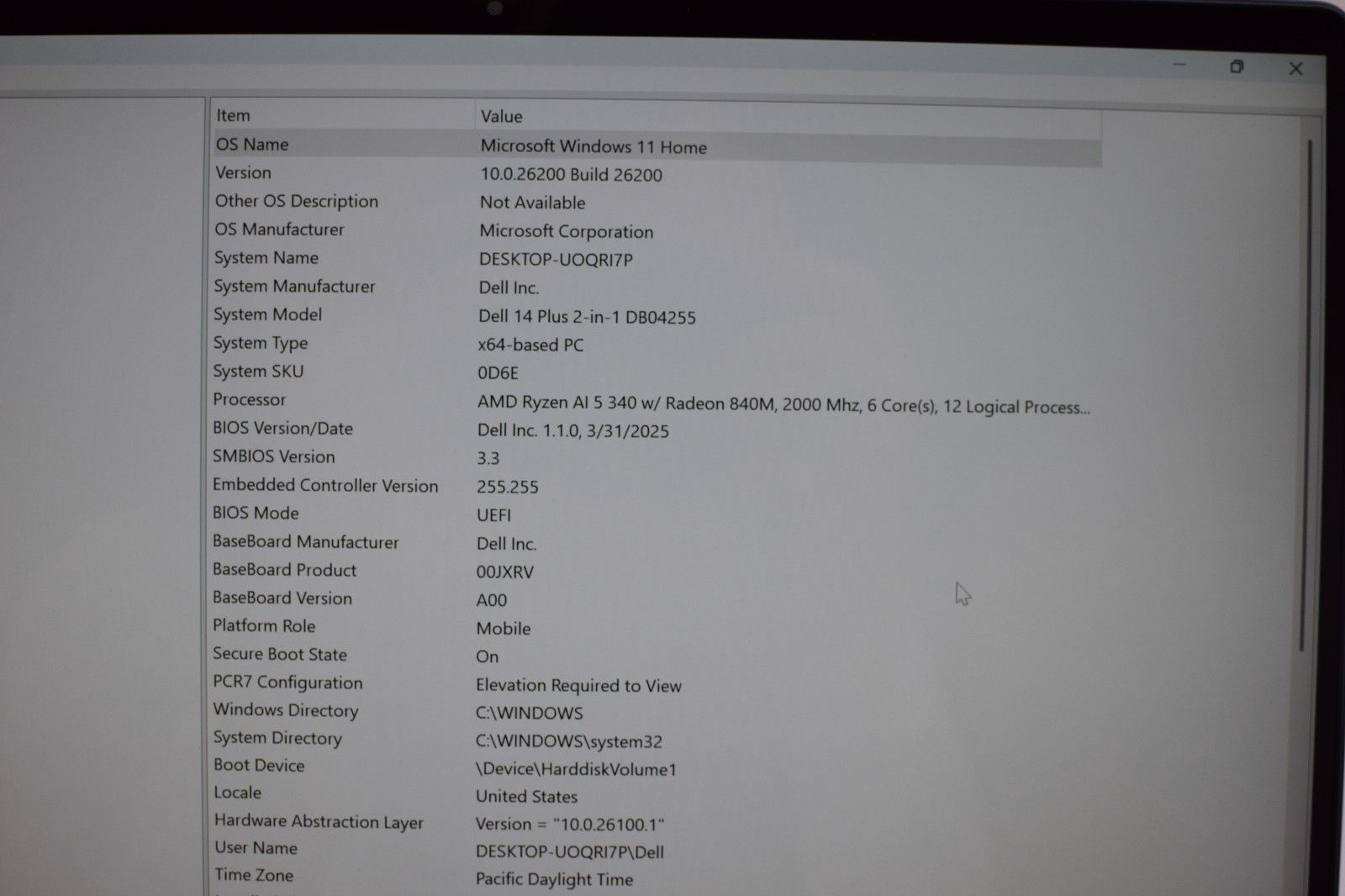 Dell Inspiron 14 Plus 2-in-1, AMD Ryzen AI 5 340, 16GB, 512GB SSD, AMD Radeon