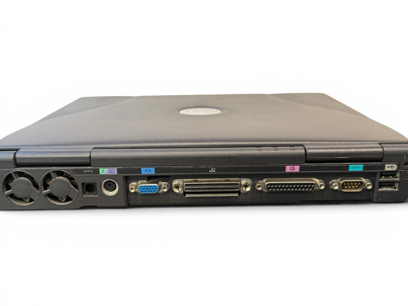 Vintage Dell Latitude C810 PP01X Laptop Pentium III 1.13GHz/256MB/CD/NO HD/Cord