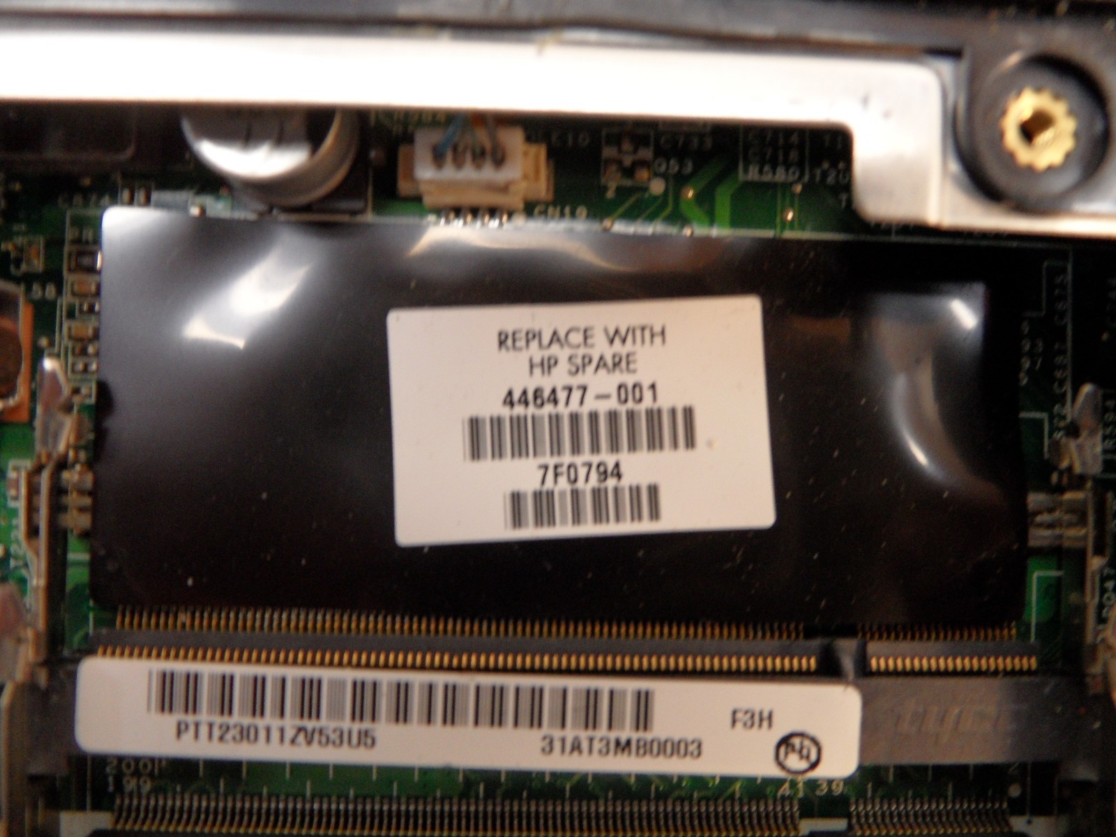Hp Pavillion Dv6000 Dv6604Cl Parts Laptop 1.46Ghz No HD Booted To Win 446477-001