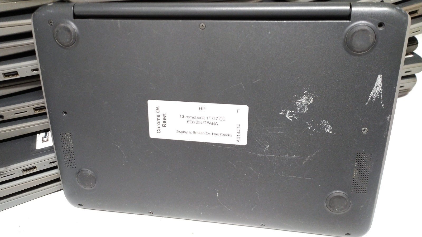 Lot of 40 HP Chromebook 11 G7 EE 6QY25UT#ABA Celeron N4000 4GB 32GB – For Repair