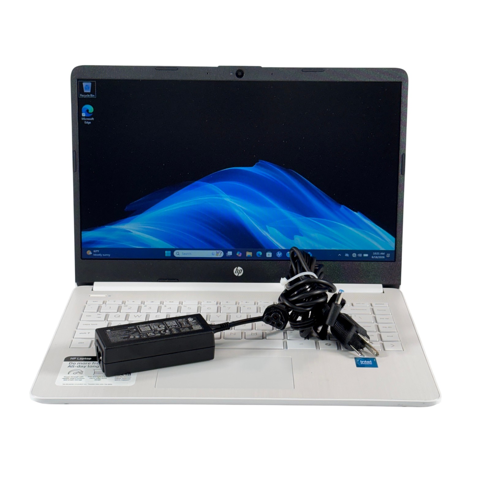 HP 14-dq3000dx Windows 11 Intel Celeron N4500 1.1GHz 4GB RAM 64GB eMMC 14″