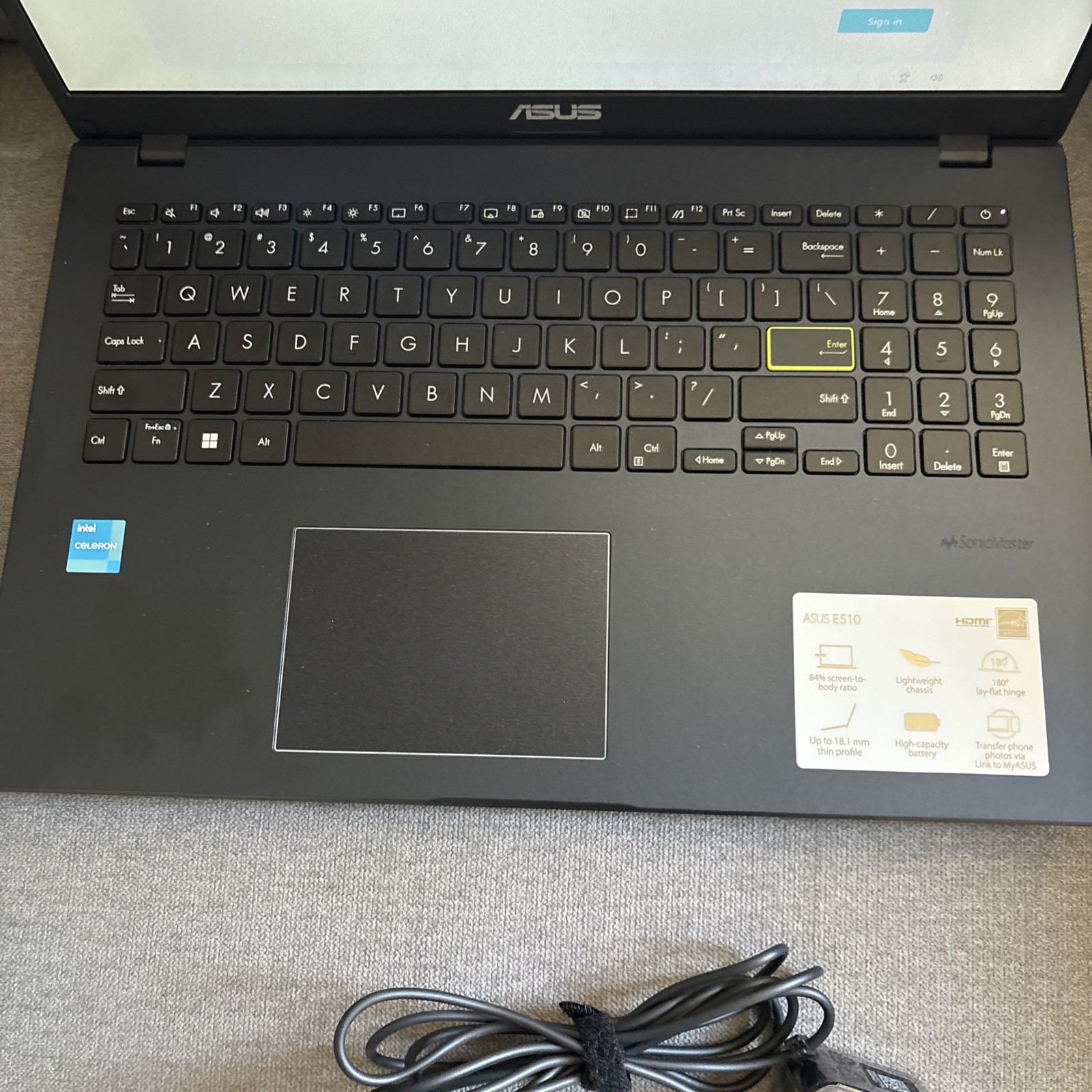 Asus Vivobook Go L510KA-ES04 15.6 Intel Celeron N4500 4GB 128GB SSD W10H