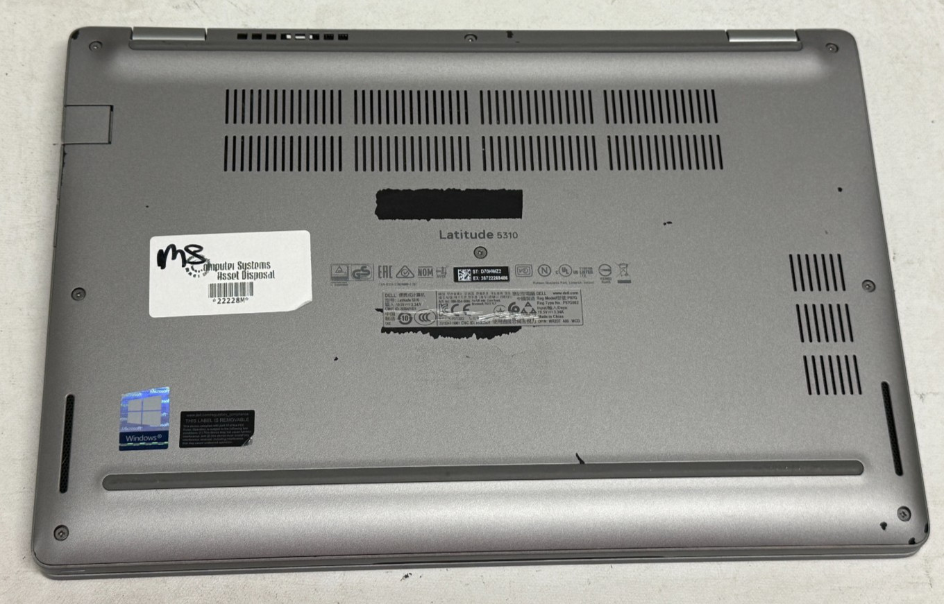 Dell Latitude 5310 13.3″ (i5-10310u – 16GB RAM – 256GB SSD – Win11Home)