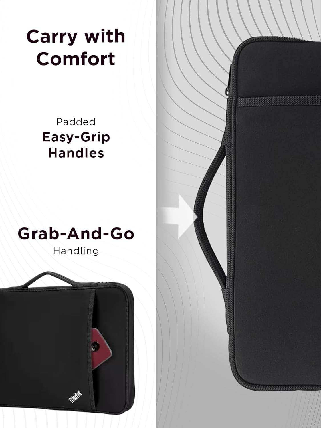 Thinkpad 14-Inch Laptop Sleeve – Slim Protective Notebook & Tablet Case Compatib