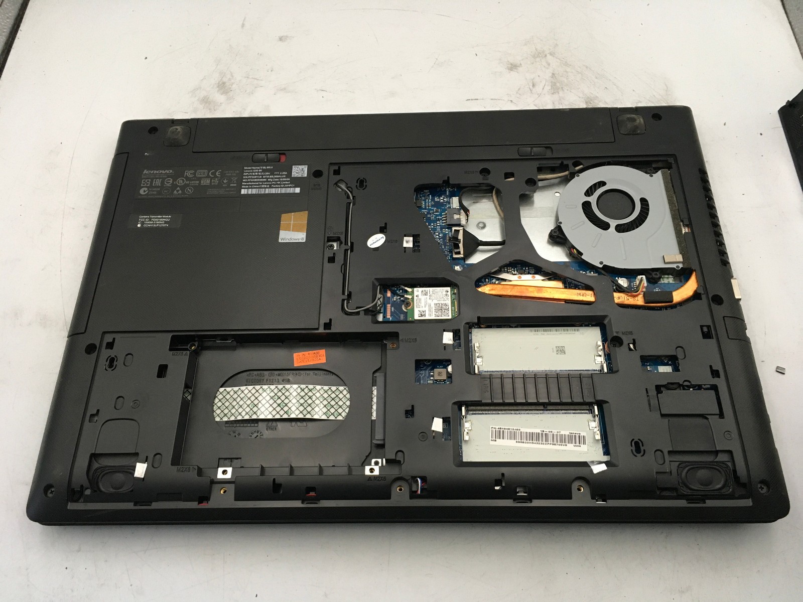 LENOVO G50 80L0 – FOR PARTS/NO BOOT – INTEL I3 4030U – NO RAM – READ DESCRIP -BB