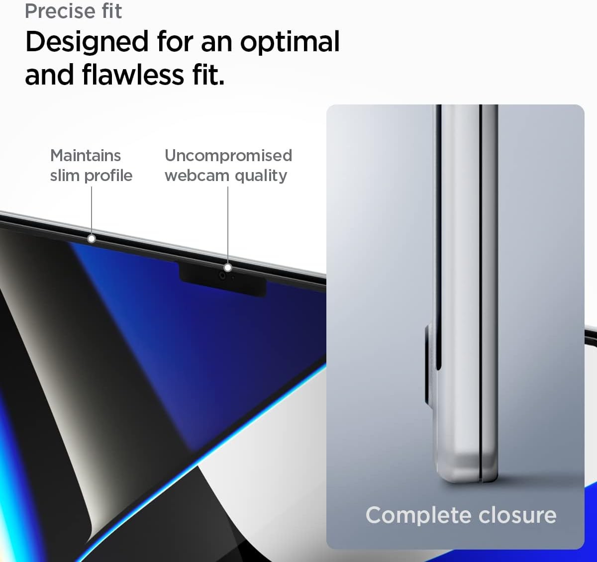 Spigen Tempered Glass Screen Protector [GlasTR Slim] for MacBook Pro 14 inch
