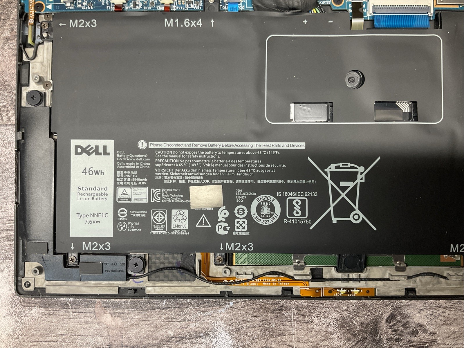 Dell XPS / Intel Core i7 7th Gen / Touchscreen / Parts Repair / J9