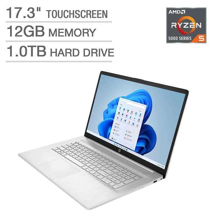 HP 17.3″ Touch 17-cp0035cl AMD Ryzen 5 5500U 12gb DDR4 1TB Webcam Bluetooth W11