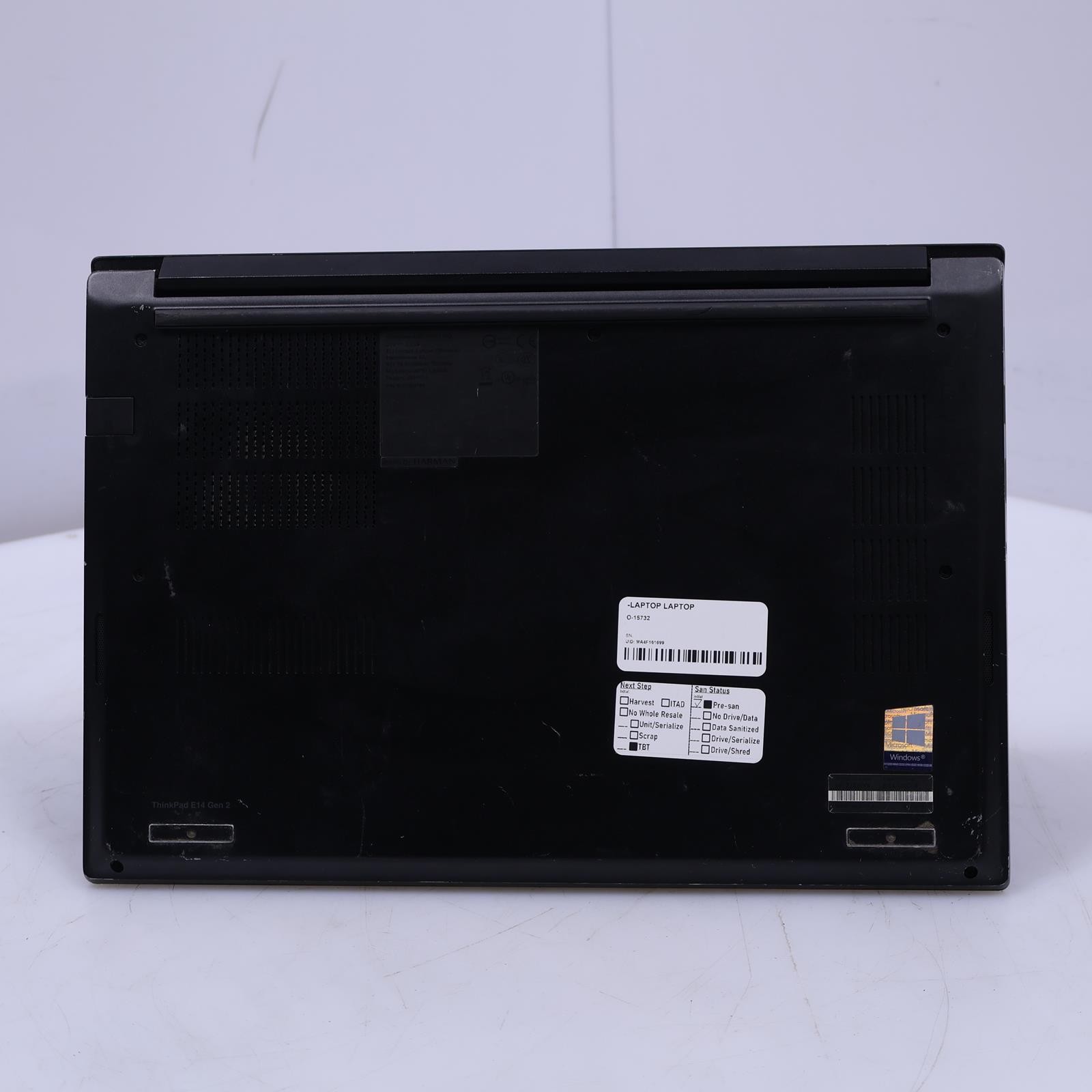 Lenovo Thinkpad E14 Gen 2 Intel Core i5 11th Gen 8GB RAM 256GB NVME No OS