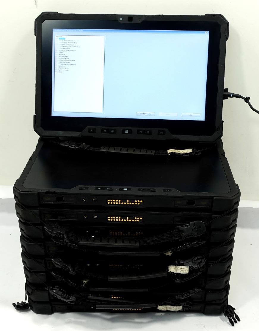 Lot 9 Dell Latitude 12 Rugged Tablet 7202 11.6″ Core M-5Y71 1.20GHz 8GB No SSD