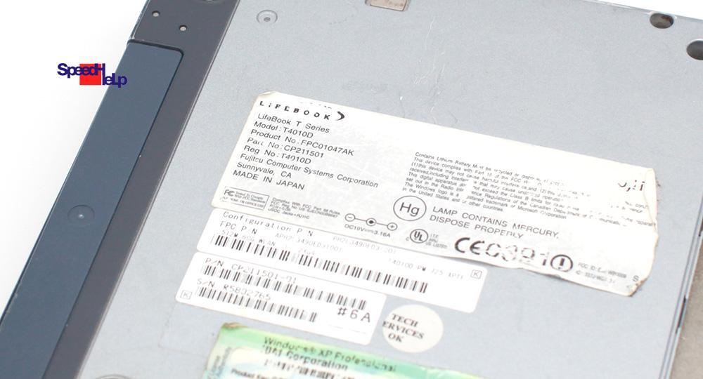NOTEBOOK FUJITSU SIEMENS LIFEBOOK T4010D 1600MHZ FSC LAPTOP WINDOWS XP TABLET PC