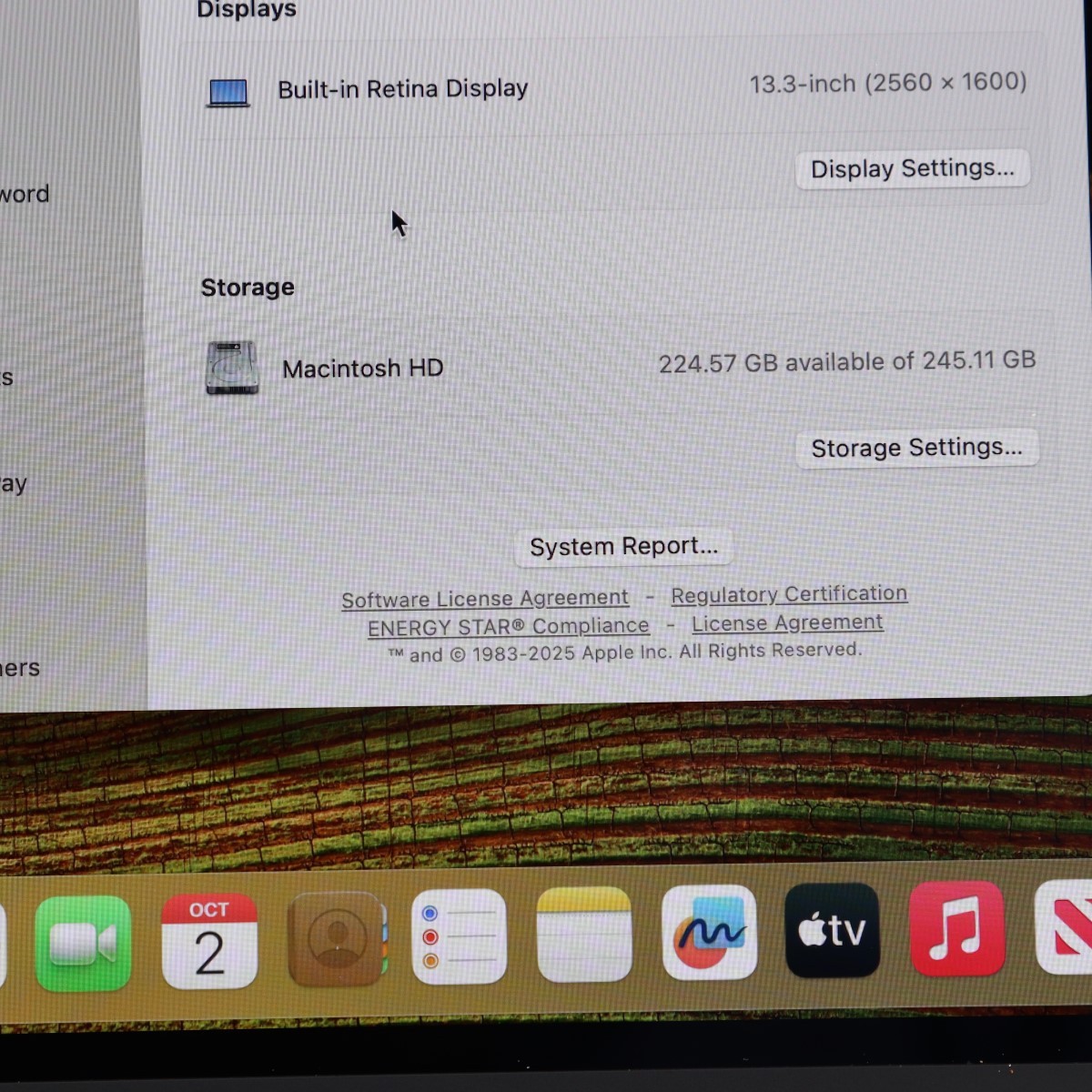 Apple MacBook Pro M2 Chip Laptop 8GB 256GB SSD 13.3″ 2022 (PZ1004820)