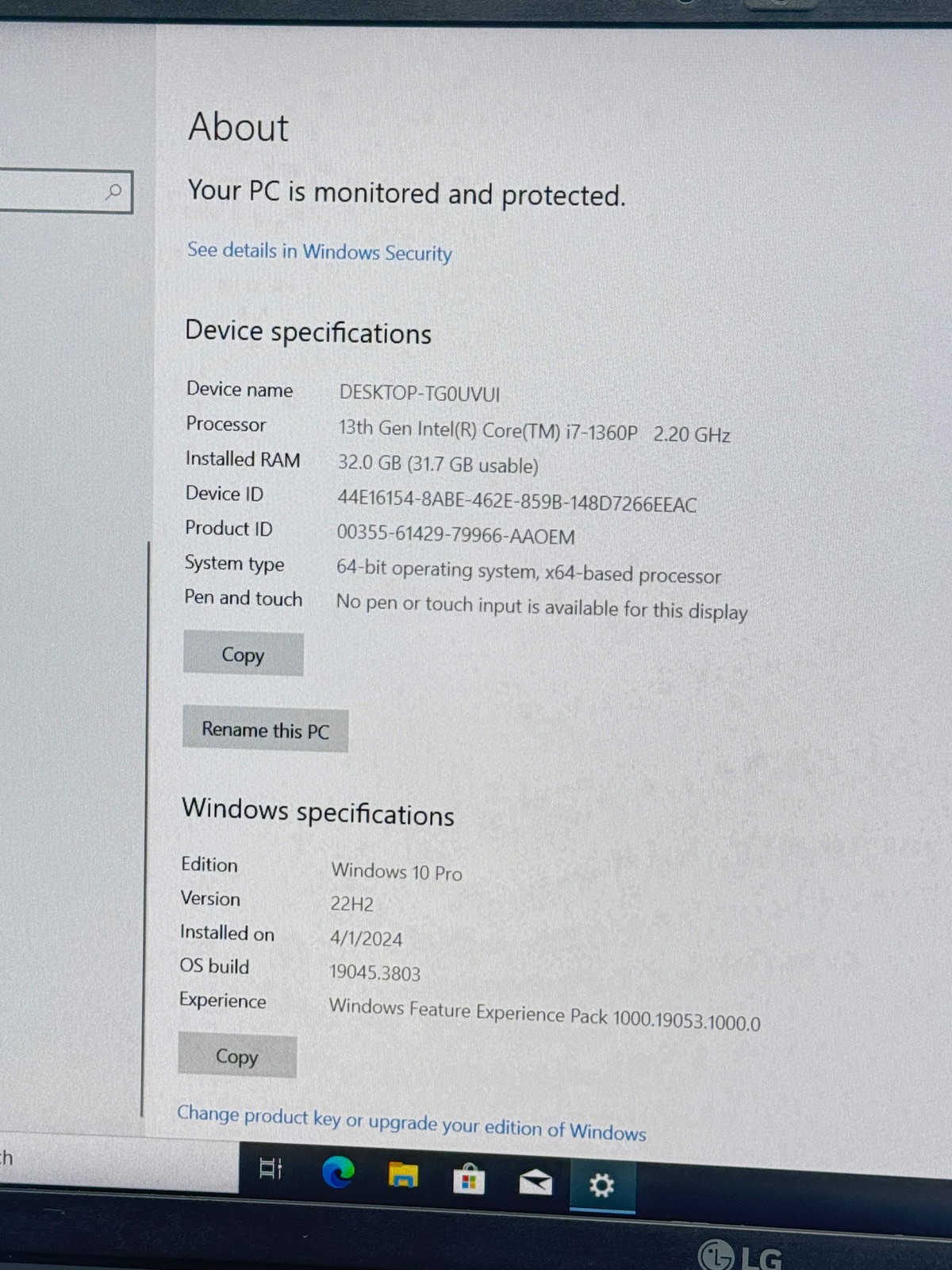 LG Gram 15Z90R 15″ Laptop Core i7-1360P 32GB DDR5 512GB SSD Iris Xe – Used
