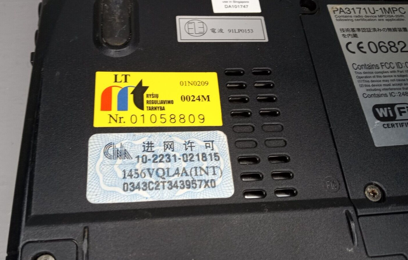 Toshiba Tecra A1 Laptop Intel Pentium 4 TA10C-00GV1P Parts