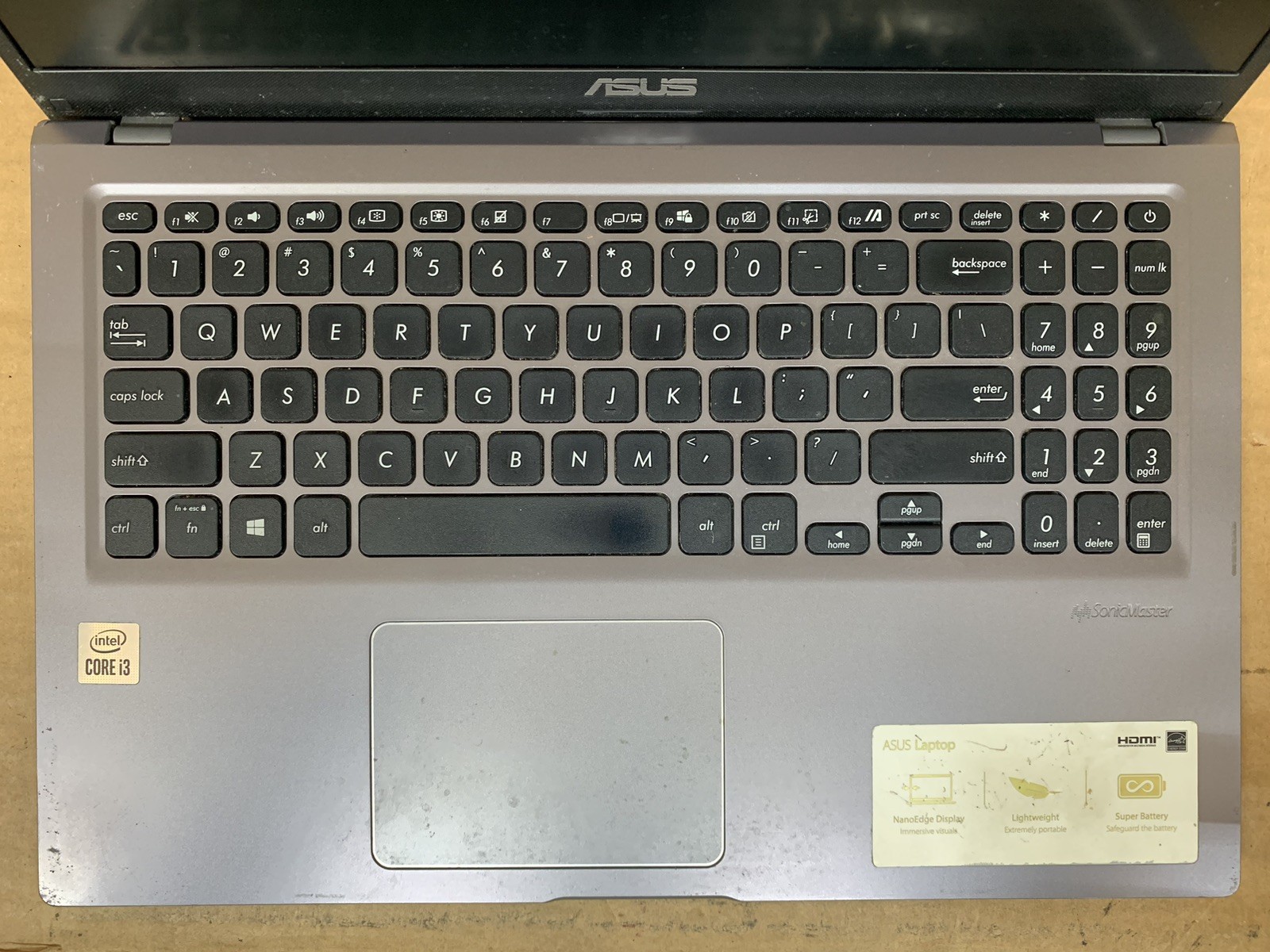 ASUS Vivobook X515J Intel Core i5-10th Gen 4GB DDR4 RAM, NO SSD/HDD/OS FOR PARTS
