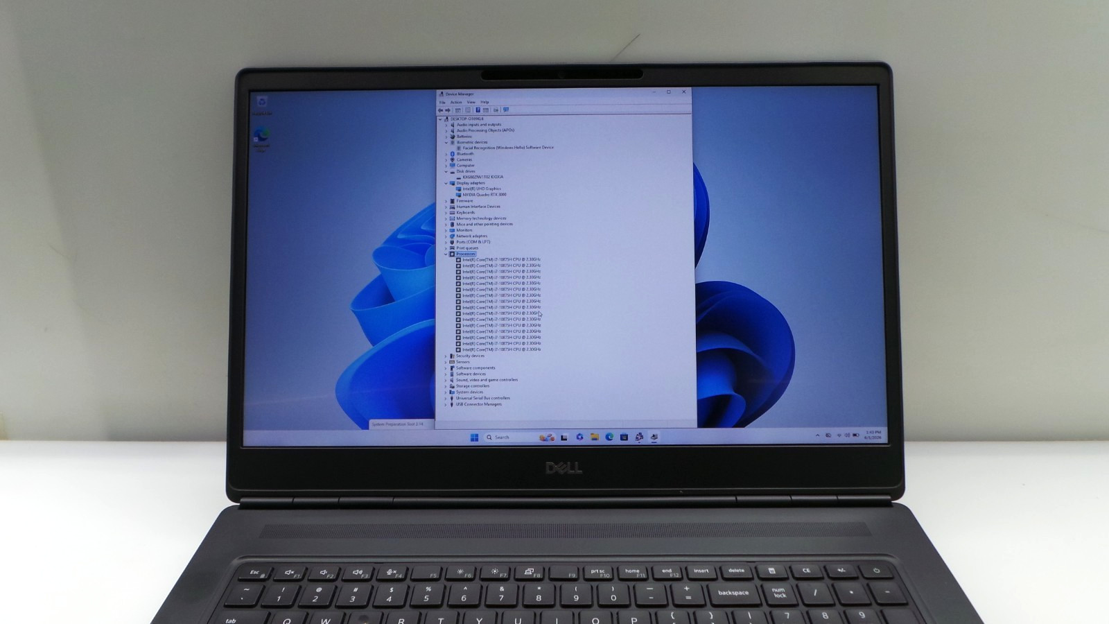 Dell Precision 7750 | 17.3″ | i7-10875H | 72GB 1TB SSD | RTX 3000